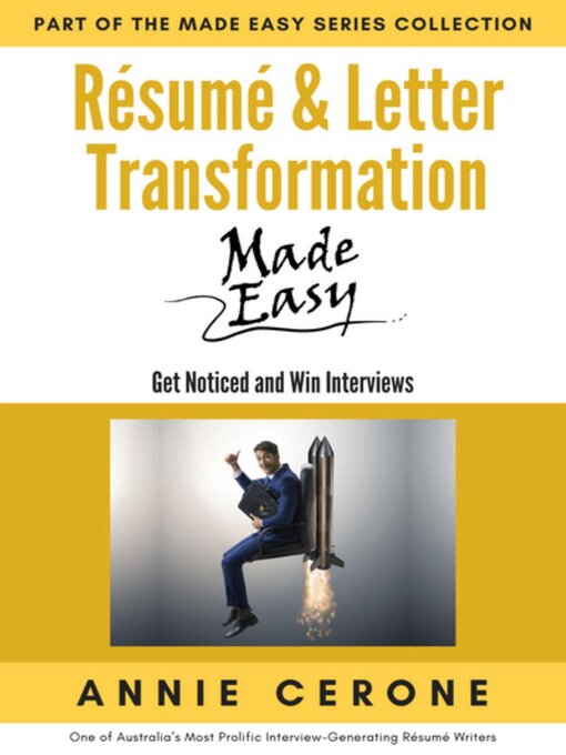 Title details for Resume and Letter Transformation Made Easy by Annie Cerone - Available